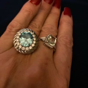 Bella Luce Blue and White Diamond Simulant